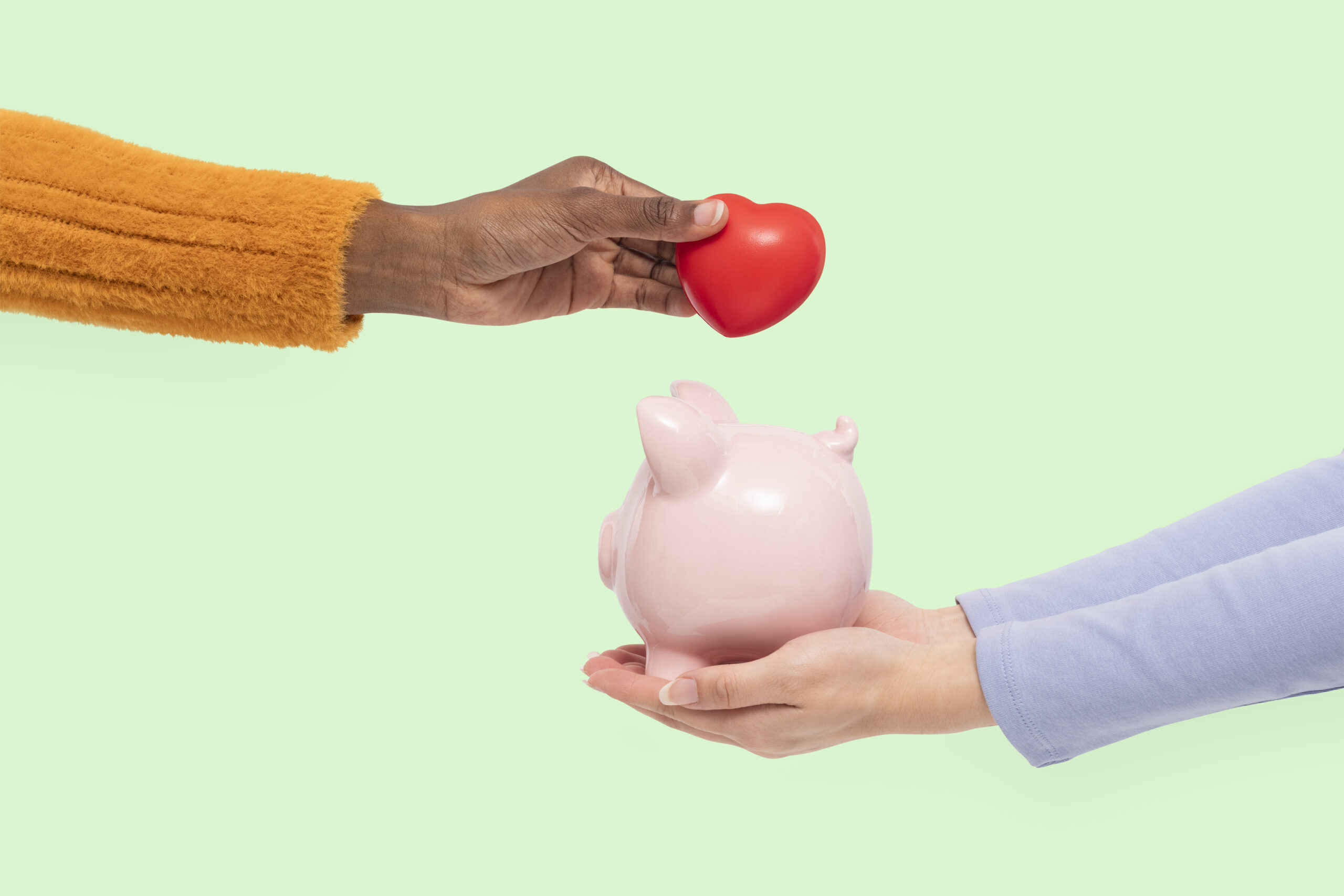 Piggy bank finance in savings concept